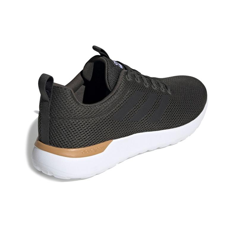 adidas Neo Lite Racer Cln Wygodna Sportowa Amortyzacja Buty Lifestyle Niskie Męskie sneakersy Czarny Biały Złoty FW1335