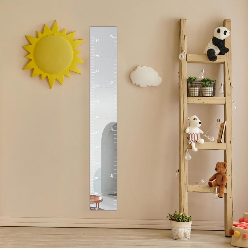 Kids Measuring Chart For Wall Acrylic Kids Measuring Mirror Height Chart Children s Nursery Wall Decor Dress Up Center Ruler United States