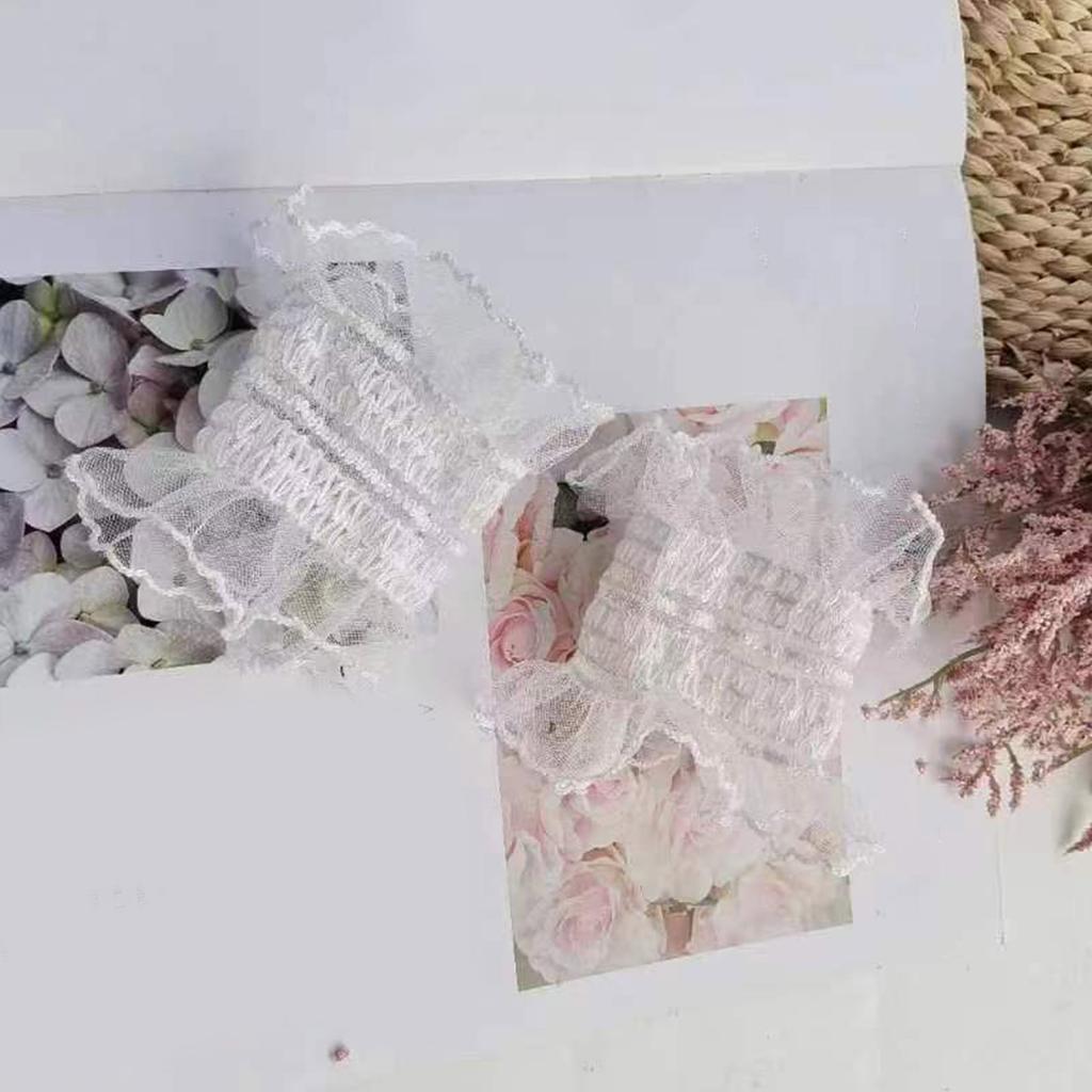 Decorative Wrist Cuffs for Woman Elastic Cuffs Lace Decorate Shirt Sleeve Cuffs Summer Wrist Sunproof Accessories