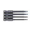 Triangle Screwdriver Bit Wide Using Dark Blue Electric