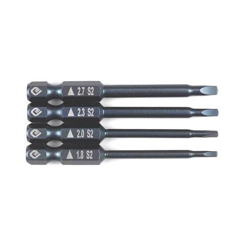 Triangle Screwdriver Bit Wide Using Dark Blue Electric