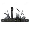 UHF Wireless Gooseneck Headset Microphone - 1-to-4 Infrared Frequency Matching for Conferences & Training Rooms