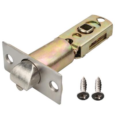 Three-Pole Ball Lock Tongue Bathroom Lock Cylinder Aluminum Alloy Door Lock Latch Hardware Bathroom Door Lock Accessories