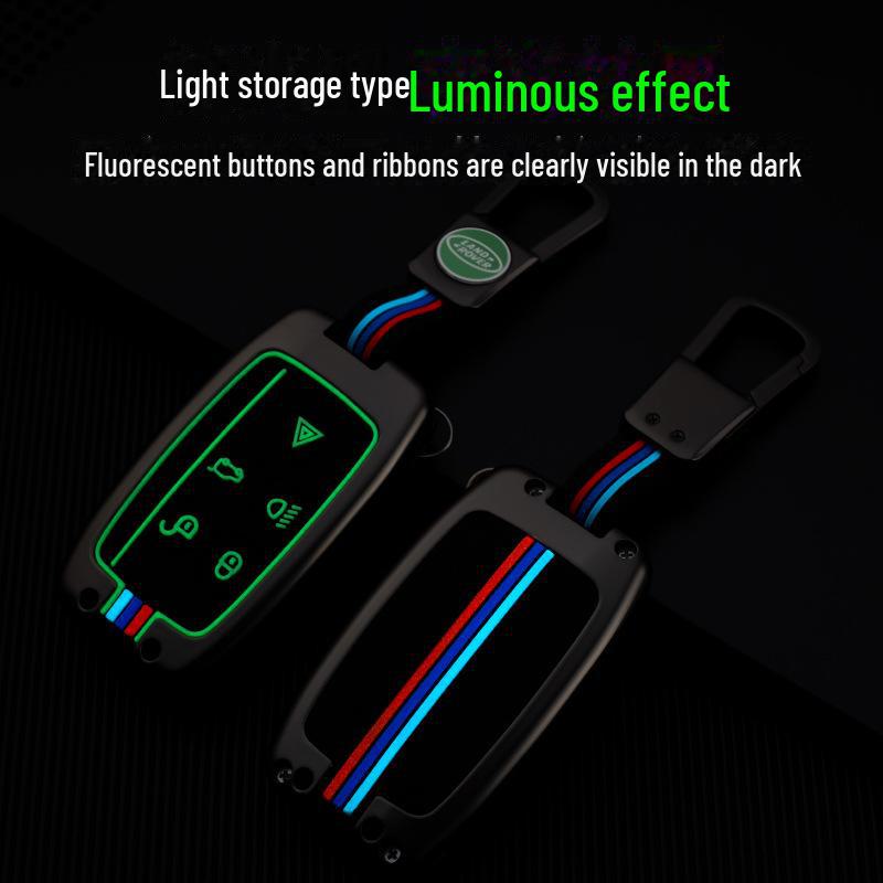 Land Rover Range Rover Key Cover for Discovery Sport, Velar - Car Key Bag Shell with Buckle