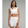 Lululemon Bend This V And RACer BrA  Light Support  A C Cups White