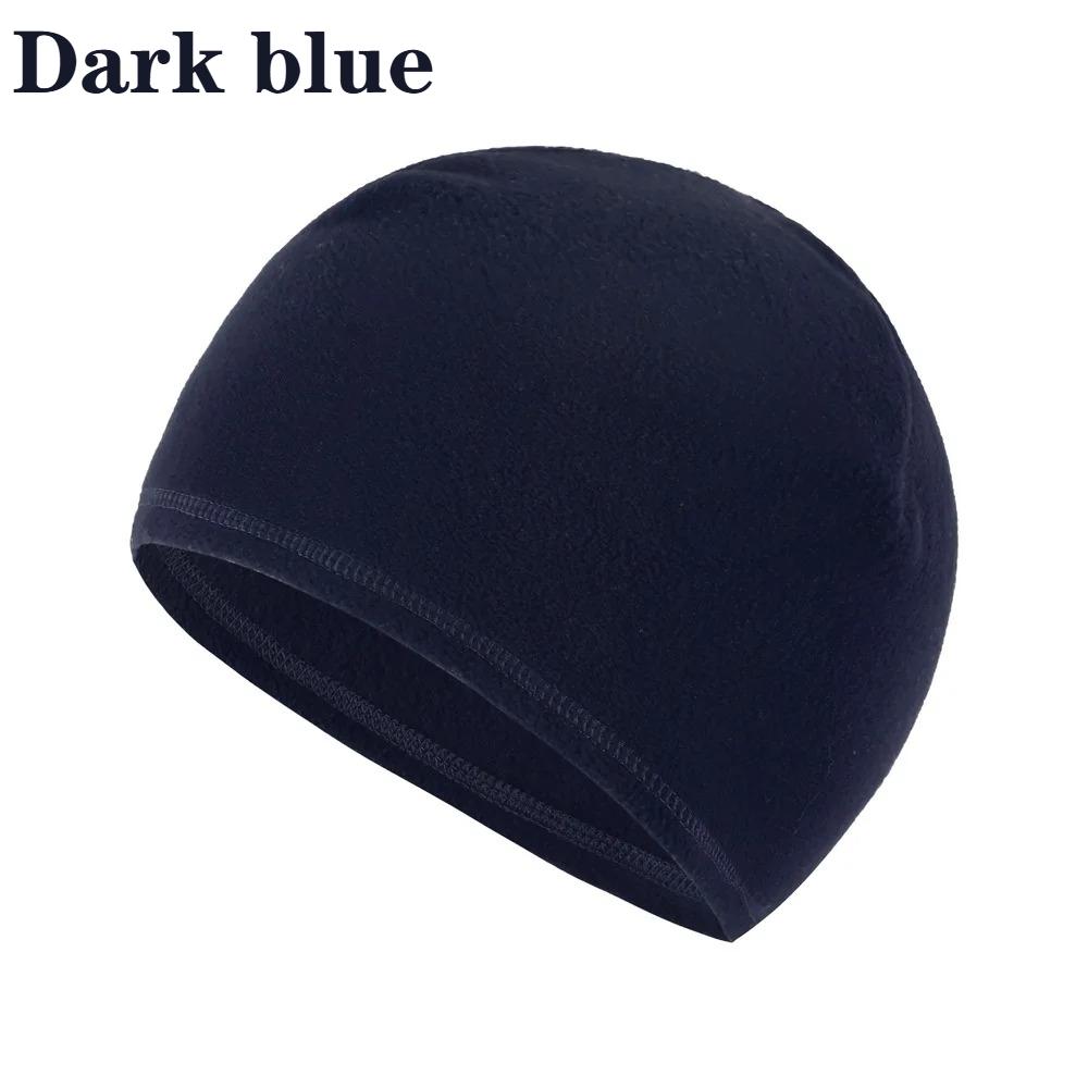 1-5PCS Unisex Winter Skull Cap Soft Polar Fleece Beanie Thick Warm Windproof Ski Hat Outdoor Cap Suitable for Both Men and Women