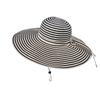 Wide Brim Stripe Bucket Hat Bow Fisherman Hat Fashion Sun Protection Cap  Fishing
