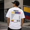 Fatto in Colombia – Maglietta Coppa del Mondo Colombia 2026, Maglia da Calcio Streetwear Colombiana