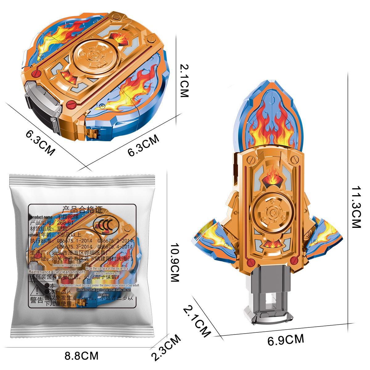 Creative Transforming Dinosaur Robot Spinner: Children s Decompression Toy Gift