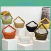 Charming Floral Ruched Tote Bag For Women 2024 Summer Sweet Versatile Shoulder Bag