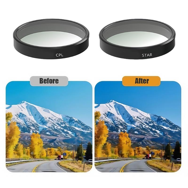 Lightweight Multiple Effect Camera Lens Filters Set For Photography Sports Cameras Optically Glass With Aluminum Frame