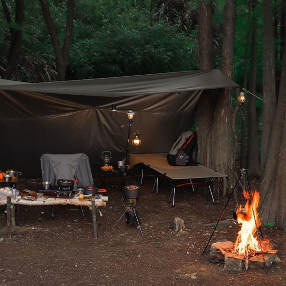 Portable Camping Tripod Detachable Cooking Pot Tripod Camping Tools Campfire Bracket  Hiking