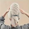 Prosop Mare din Microfibră pentru Uscarea Părului cu Bandă Elastică - Uscare Rapidă și Absorbant