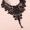 Gothic Black Lace Necklace for Women Steampunk Water Drop Choker Necklaces Girls Party Jewelry Gift