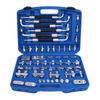 56pcs Automotive Air Conditioning Leak Test Kit Brass Air Conditioner Leak Detection Tool Repair Kit for Car Truck Auto