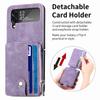 Plain Shockproof Leather Protective Case For Samsung Galaxy Z Flip 4 Flip3 Flip4 Flip 3 5g Phone Accessories Wallet Cover