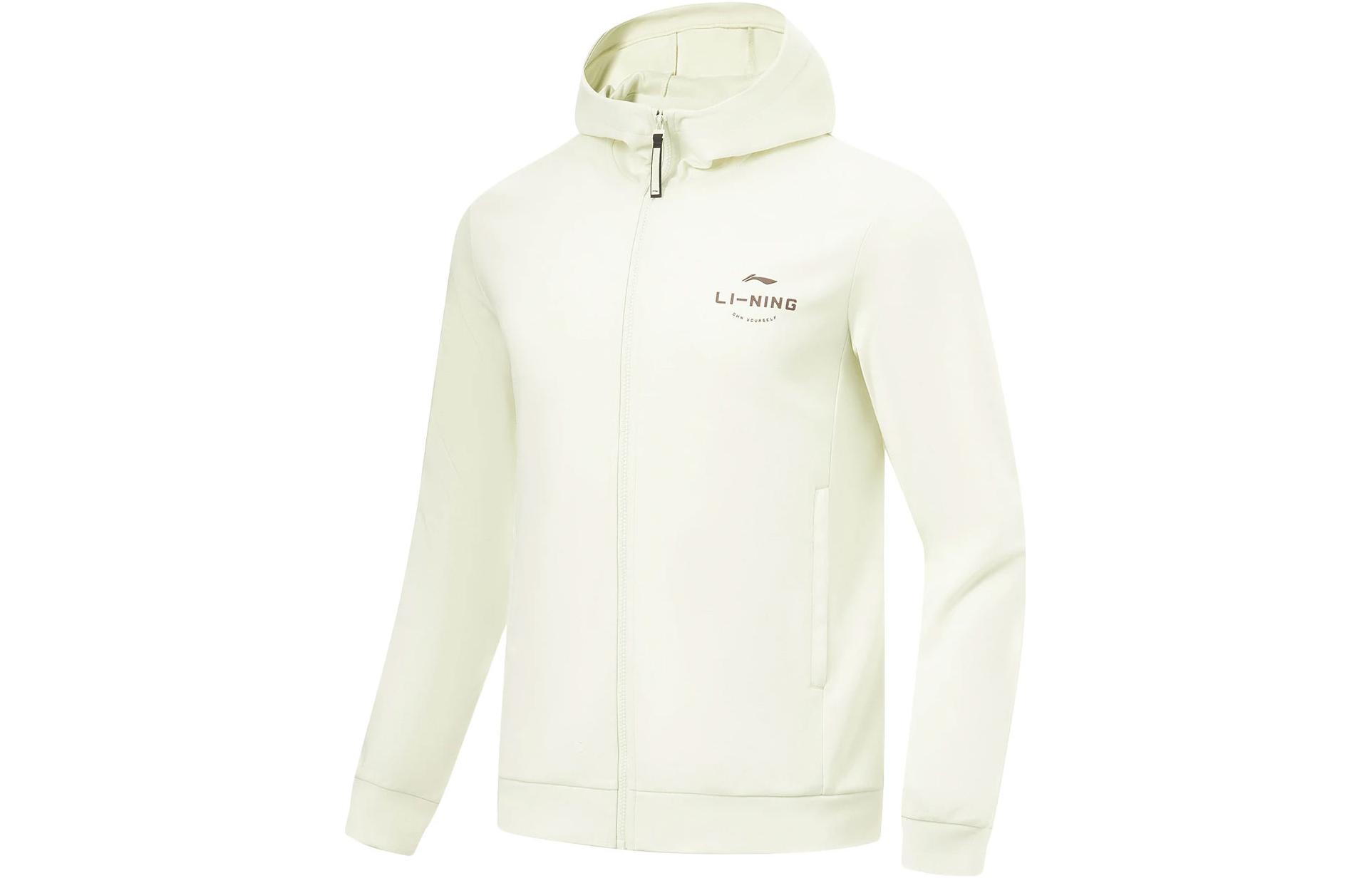 Li Ning Fitness Series Sweatshirt Men s Light Tea Brown Green AWDT523-2 M