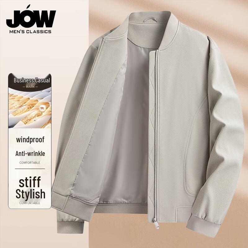 

Qiao Wo Men s Wrinkle-Resistant Casual Baseball Collar Jacket XL