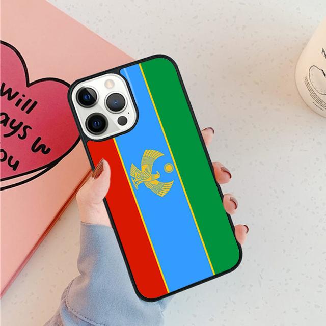 

Чехол для телефона с гербом и флагом Дагестана для iPhone 17 Air 15 16 11 12 13 14 Pro Max Чехол для iPhone 17 Air Max Plus Fundas iPhone 13