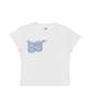 CARGOBROS FOR WOMAN American Number Short Sleeve T-Shirt (White)