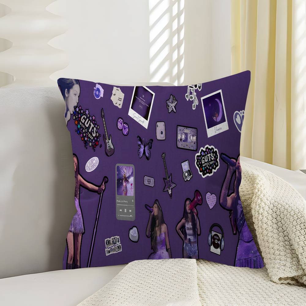 Singer O-Olivias Cool R-Rodrigos Pillow Cover for Bedroom Room and Living Room Sofa Decorative Cushion Cover