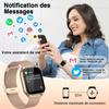 GLKYSOE Montre Connectée Femme Homme Smartwatch
