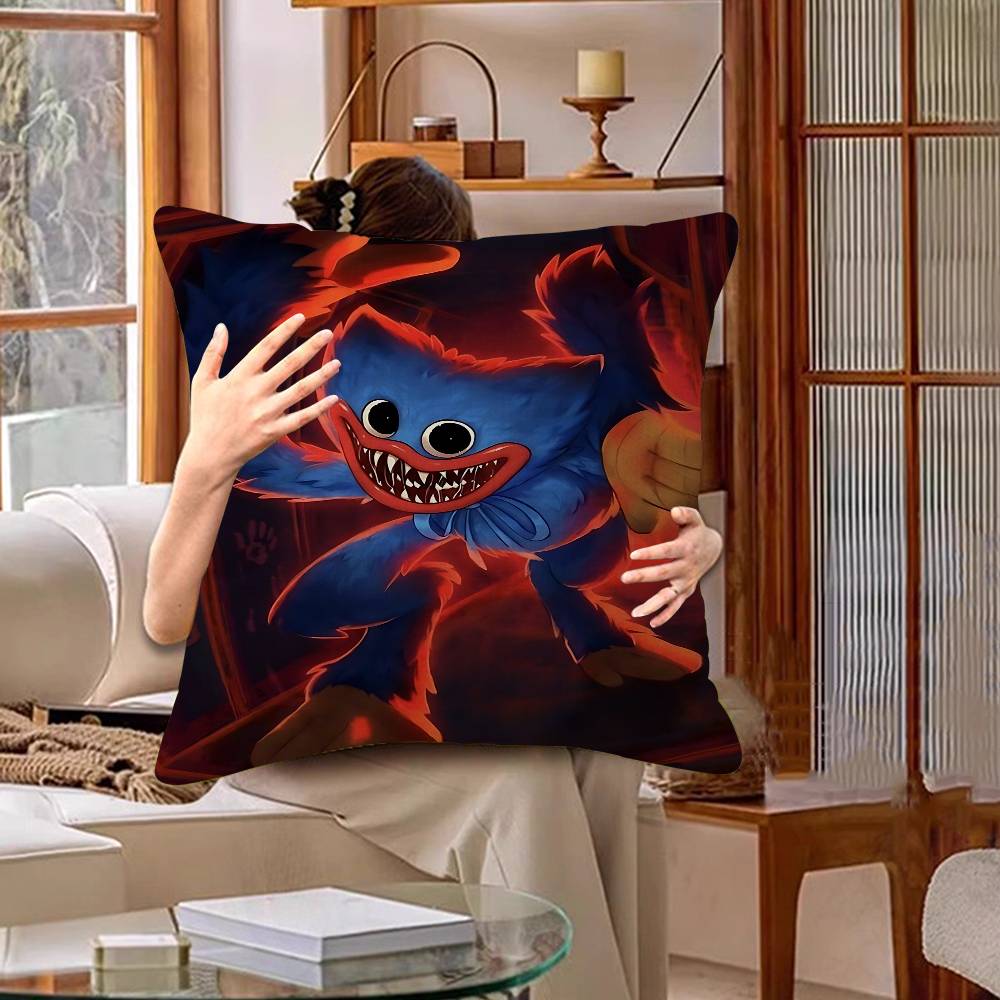 Anime P-Poppy P-Play T-Time Pillow Cushion Cover Pillowcase Living Room Sofa Home Decor