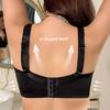 Thin Lifting Seamless Underwear European and American Style Adjustment Bro Large Chest Small Side Breast Bra