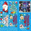 2023 Christmas Window Stickers, Double Sided Display Windows, Holiday Decorative Wall Stickers, Electrostatic Wall Stickers
