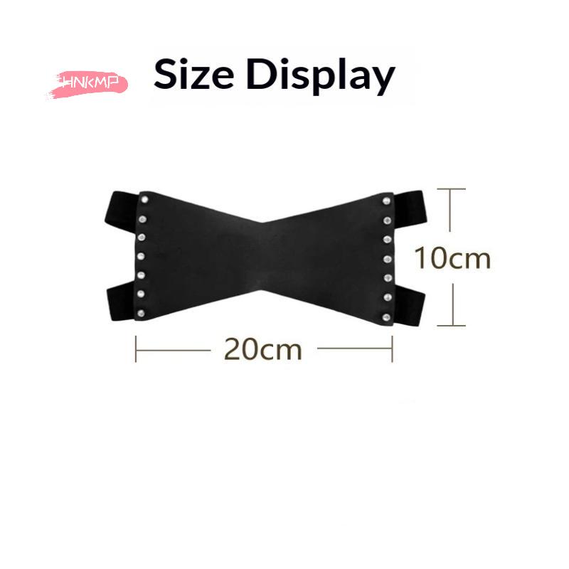 Black Leather Cosplay Blindfold Eye Patch Sexy Fashion Adult Party Costume Roleplay Prop Unisex Adult Games Accessory