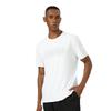 Herren Schnelltrocknendes Stretch Rundhals Slim Fit T-Shirt - Kurzarm Freizeit Outdoor Sportbekleidung