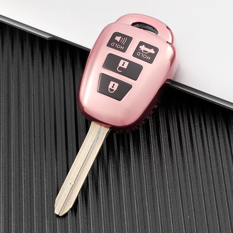 4 Buttons TPU Car Remote Key Case Cover For Toyota Camry Prius 2012 2013 2014 2015 2016 2017 Corolla RAV4 Shell Accessories