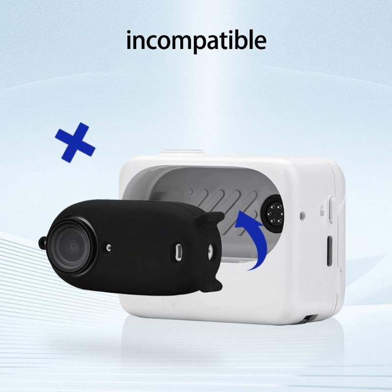 Silicone Protective Case For GO 3S Thumb Camera, Silicone Case Durability Rubber Cover, Easy Access Design Protector