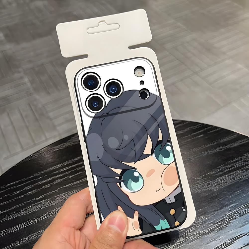 

Чехол для телефона Muichiro Tokito из аниме для IPhone 17 Air 16 E Pro Max 15 14 13 Mini 12 Pro 11 Max Plus Черный Мягкий iPhone17 Pro
