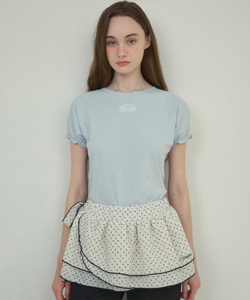 Aueonoseuteljia Honeydew Puff T-Shirt_Baby Blue(O25-Tp09)