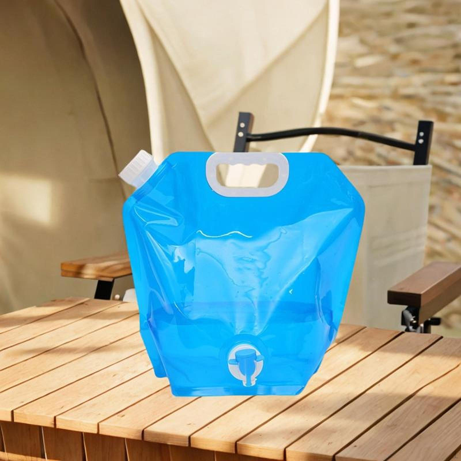 

10 л Аварийный мешок для переноски воды, Прочный и портативный для активного отдыха синий