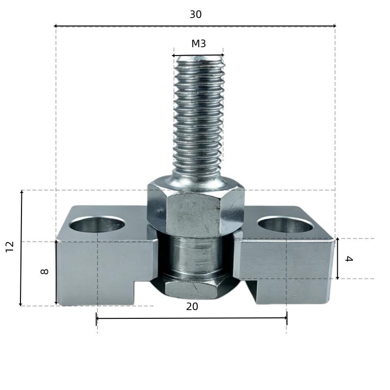 Floating Joint FYZIAA/FNZEAA-M3/4/5/6/8/10/14/18 Cylinder Connector, Internal & External Threads