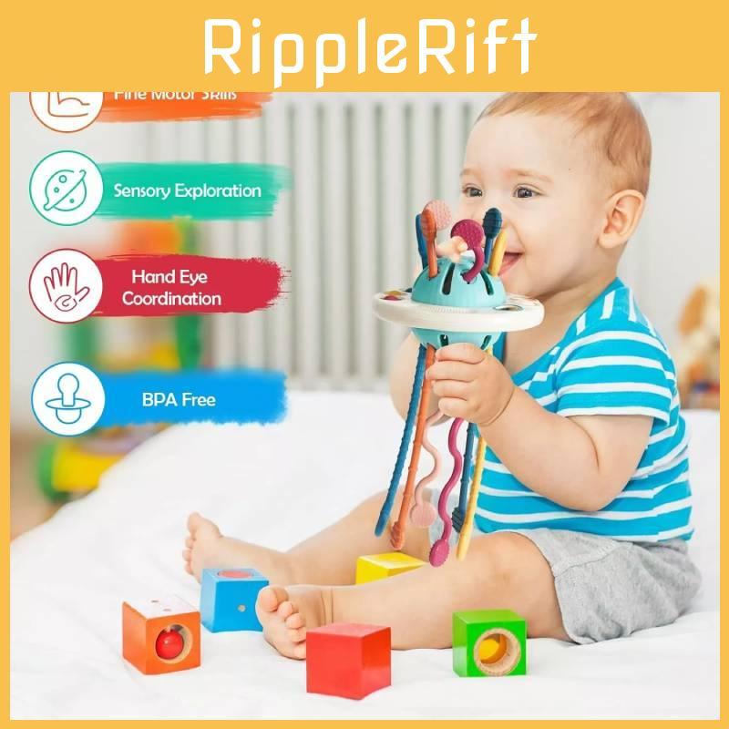 Colorful Soft Grab Pull Toy For Enhanced Grip And Coordination Skills