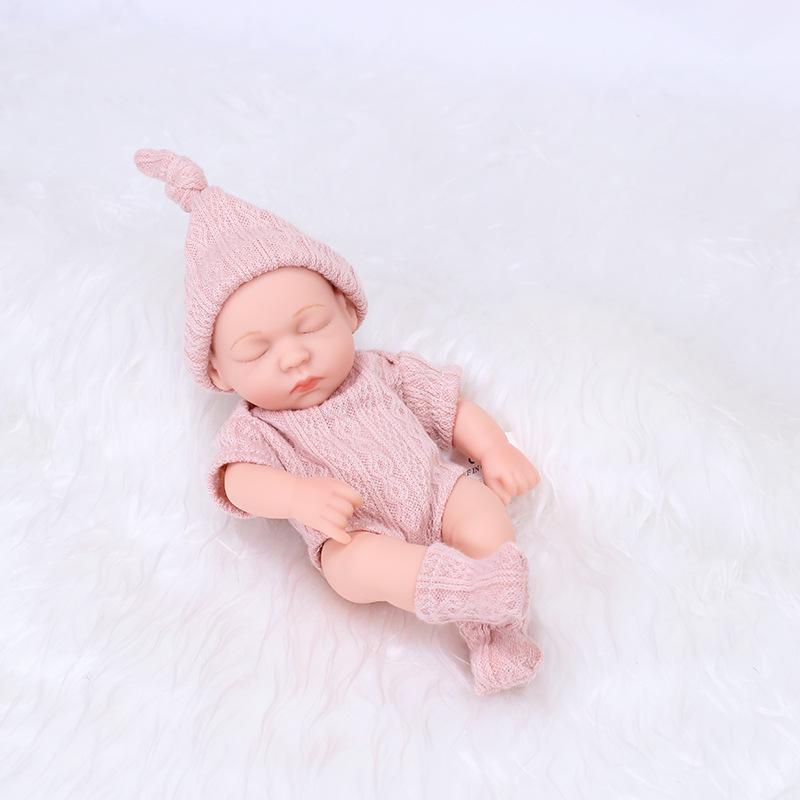 Mini Realistic Silicone Reborn Doll – Children's Soft Body Girl Figure Gift