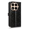 For Xiaomi 15T Pro Wallet Case Dot Pattern Imprint PU Leather Phone Cover with Wrist Strap