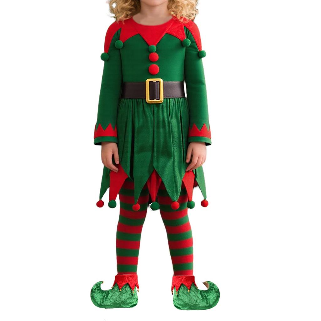 Children's Christmas Costumes, Holiday Party Christmas-themed Performance Cosplay Costumes