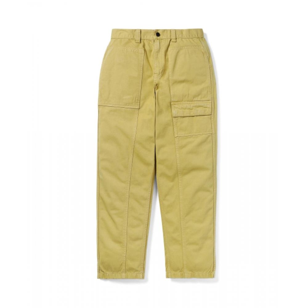 Thisisneverthat Paneled Overdyed Pant Yellow S