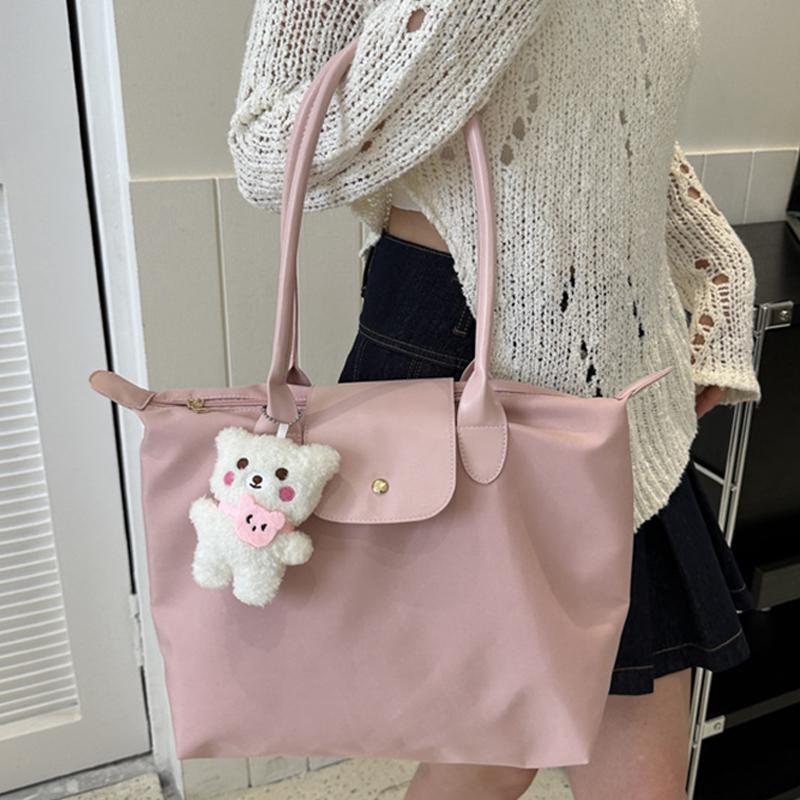 Nylon Handbags High Quality Sac Large Capacity Classic Tote Bag Women Folding Designer Casual Shoulder Bag