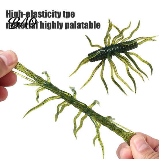 High Frequency Vibration Lure 1/3/5Pcs 9.5cm/9g Floating Soft with Multi-Tentacles, Realistic Topwater Bite Resistant Fishing Bionic Bait, Artificial