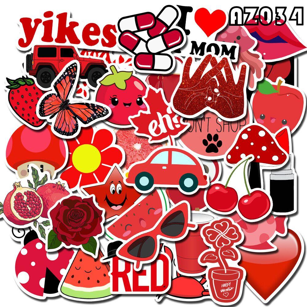 33 nálepek stylů Nálepka s 50 ks/balení nálepek do auta pro kutily, notebook, počítač, kytara, notebook, zavazadlo, skateboard, karikatura, nálepka pro dívky Vsco