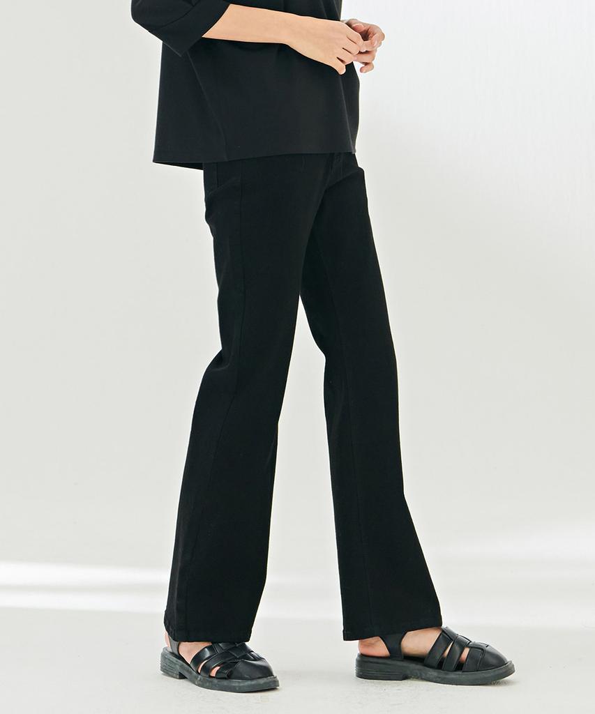 CHASECULT Dámské černé skryté elastické bootcut džíny-Dazg2351B03