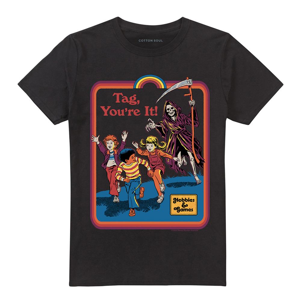 Steven Rhodes Unisex Adult Tag YouÂ´re It T-Shirt