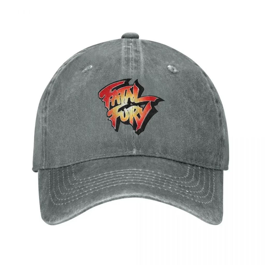 Fatal Fury Logo Baseball Caps Merch for Unisex Women Fashion Headwear Trucker Hat Adjustable