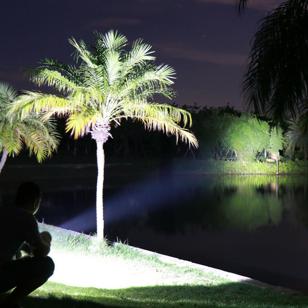 1-5PCS Waterproof Flashlight LED Work Light Camping Torch USB Charging Adjustable Brightness Flash Light LED Bulb Search Light