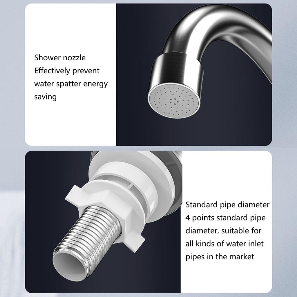 Efficient Electric Heating Tap with Clear Temperature Display Internal Heating Water Pipe Tap Convenient Water Fault